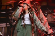 Pop singer collapses mid-song during music festival