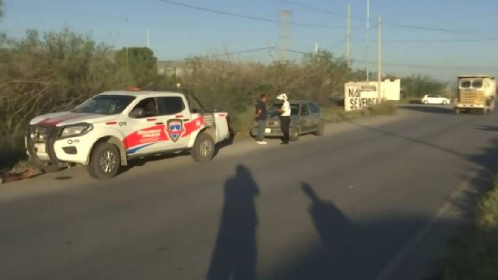 Motociclista herido en accidente en carretera Mieleras de Torreón