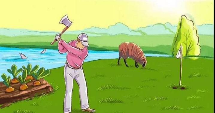 You'll need to be a 'genius' to find huge mistakes in golf image in 5 seconds