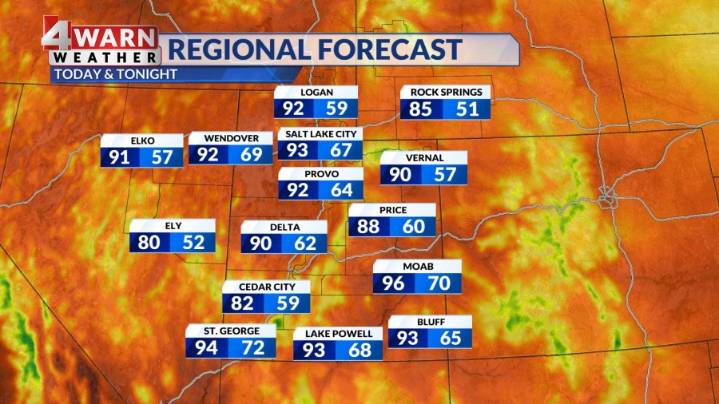 Monsoon moisture returns bringing increasing storm chances over the next few days