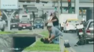 Captan Pelea de Automovilistas en Vía Pública en Avenida Sendero en Escobedo, Nuevo León