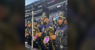 Former All-Pro Jason Kelce joins Baltimore Ravens marching band ahead of Monday's game