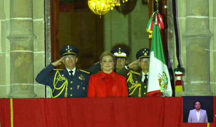 Maru Campos celebra su cuarto Grito de Independencia