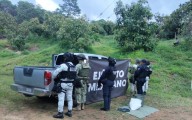 LOCALIZAN 15 KILOS DE METANFETAMINA EN VEHÍCULO ROBADOS