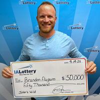 Manly resident claims $50,000 Iowa Lottery prize