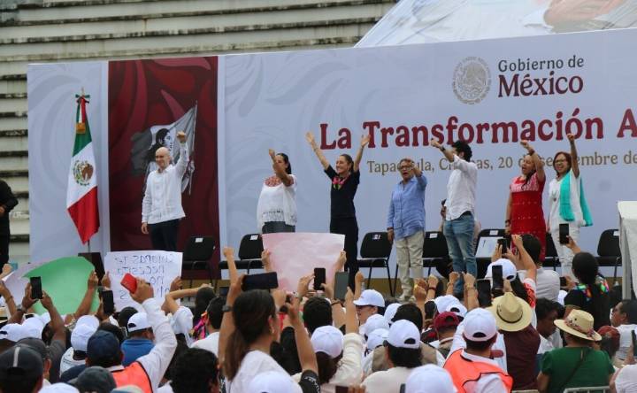 Sheinbaum va por industrializar la frontera sur, entre Chiapas y Guatemala