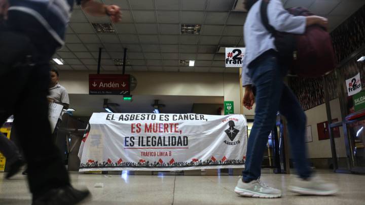"Riesgo de contaminación" por asbesto en coches de la Línea B