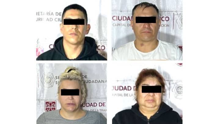 Caen en Iztacalco cuatro presuntos integrantes de Los Tanzanios