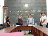 Toma protesta nueva Vocal Ejecutiva de la 01 Junta Distrital del INE en Huejutla
