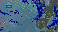 A fronte deste mércores deixará un día gris e chuvioso