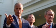 Senate confirms 48 of Trump’s nominees at once after changing the chamber’s rules