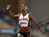 Russell's alter ego sees 100m hurdles world record tumbling