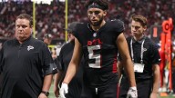 Falcons get concerning injury updates for WRs Drake London, Darnell Mooney