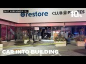 Three injured after car crashes into wellness store