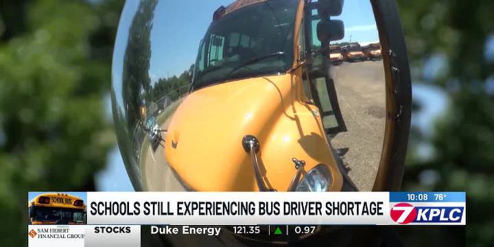 Calcasieu schools still experiencing bus driver shortage, school board officials say