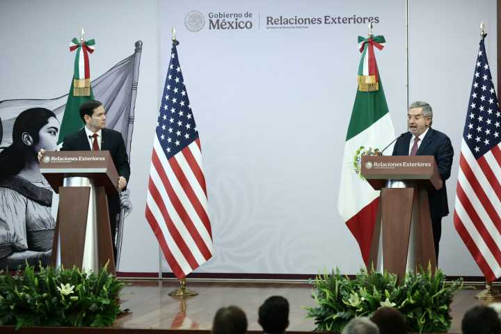 Marco Rubio agradece cooperación de México en la lucha contra el narcotráfico