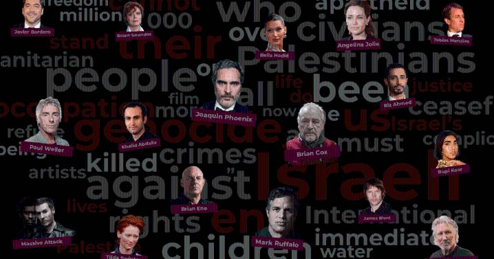 Who are the artists speaking out against Israel’s war on Gaza?