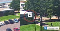 FBI exhibe video del sospechoso de disparar a Charlie Kirk huyendo por techo y saltar desde altura