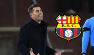 [Video] Fuerte cruce entre Ismael Rescalvo e hinchas de Barcelona