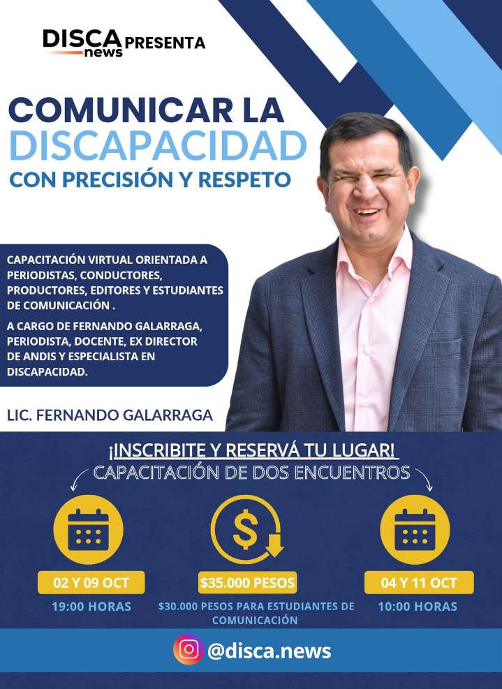 Capacitación: Comunicar la discapacidad con precisión y respeto