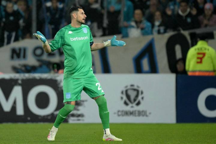 Le llueve sobremojado: Gabriel Arias queda fuera del próximo partido de Racing Club