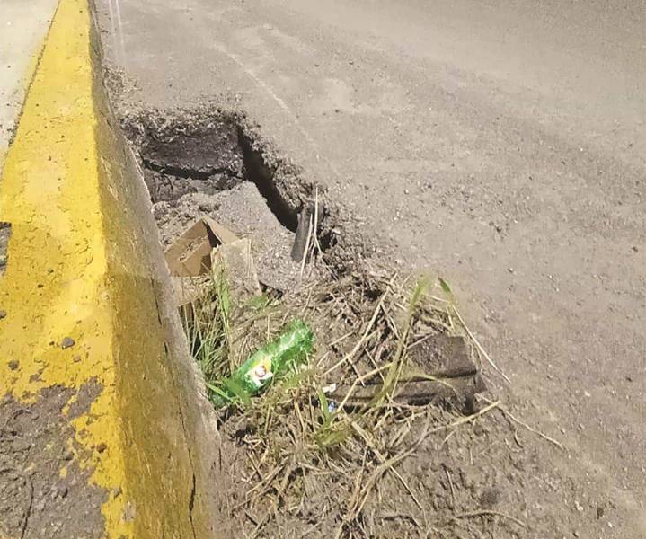 Socavón en Brecha 112