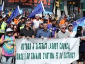 Ottawa unions push for workers' rights in Labour Day march