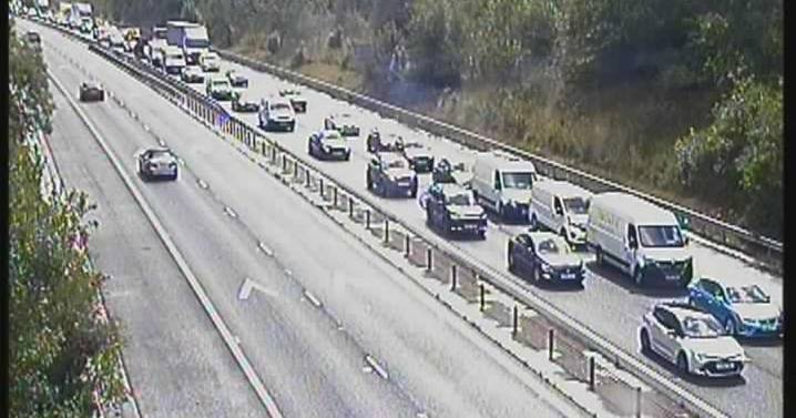 M11 traffic news: Man arrested on suspicion of drink driving after crash