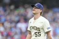 Shelby Miller's early exit leaves NL Central-leading Brewers dealing with bullpen issues