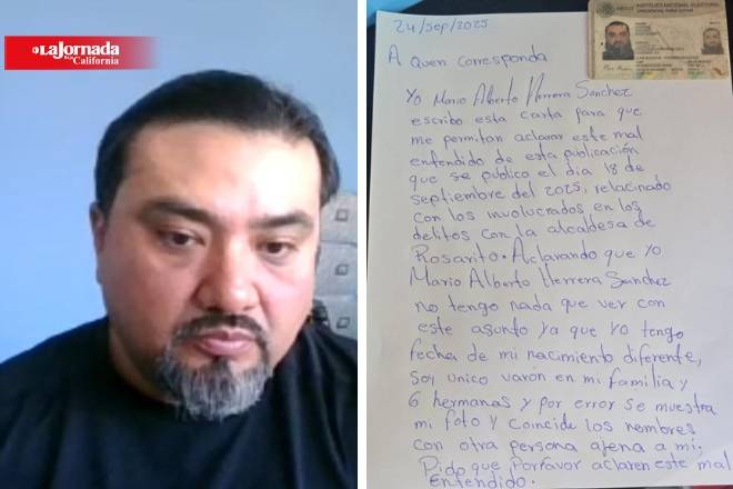 Por “confusión”, EU quita foto de barbero de Ensenada de organigrama sobre “Rosaritogate”