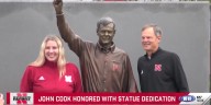 John Cook honored with statue dedication