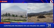 Controlan incendio que arrasó con 300 hectáreas de cultivos en Arequipa