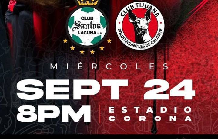 Xolos debe vencer a Santos de Torreón