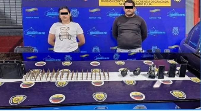 ¡Prisión para pareja armada hasta los dientes! Capturan en el Zulia con granadas y municiones peligrosas.