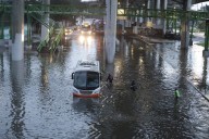 Caos vial en Iztapalapa luego de intensas precipitaciones