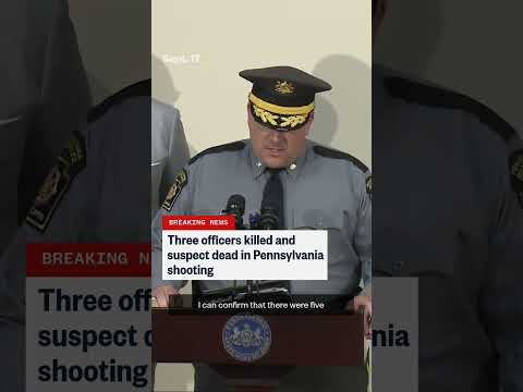 Three officers killed and suspect dead in Pennsylvania shooting
