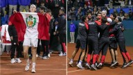 Con la bandera bicolor: el emotivo festejo de Ignacio Buse tras la clasificación de Perú a los Qualifiers de Copa Davis