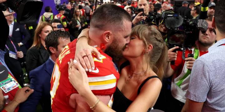 Travis Kelce Shares New Details About Taylor Swift Proposal in Pre-Game Interview Question About Their Engagement 