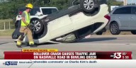 Rollover crash causes traffic jam in Bowling Green
