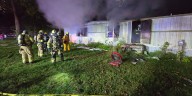 Firefighter injured after early morning fire near Independence