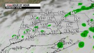 More clouds overnight and breezy with a few light rain showers possible on Wednesday!