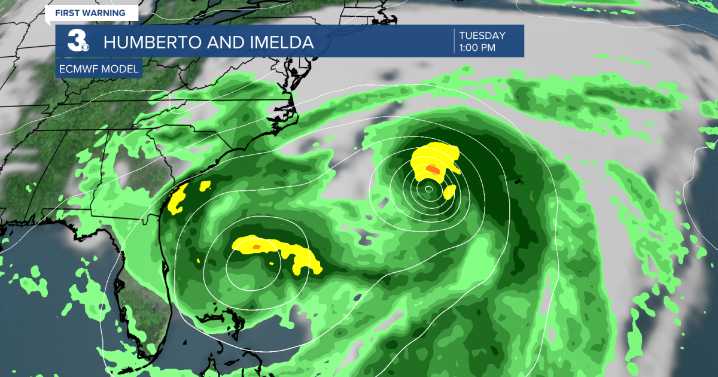 First Warning Forecast: Imelda forms, decreasing storm threat