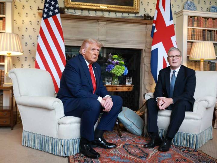 After the royal pomp, Trump’s state visit turns to politics