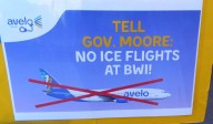 Activists target low-cost airline Avelo for immigrant detention flights out of BWI