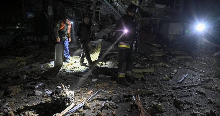 Russia attacks Ukraine with one of the largest aerial assaults of the war, killing four and injuring dozens