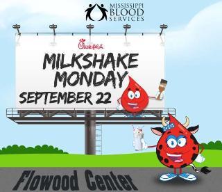Milkshake Monday: Donate Blood in Flowood and Get a Free Chick