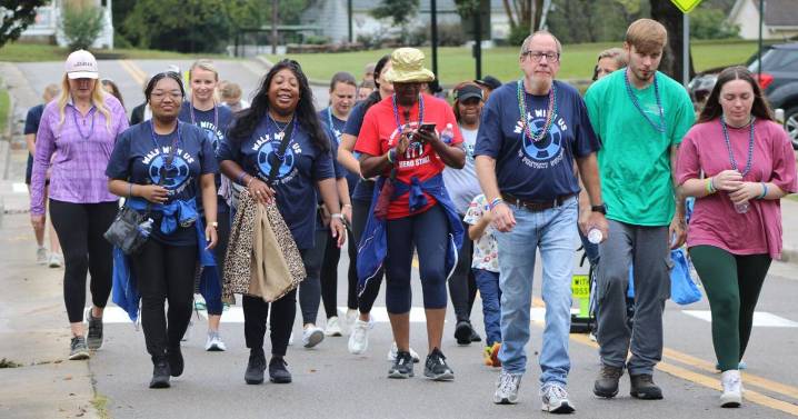 After morning rain, sun shines on start of suicide prevention walk in Danville