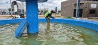 Realiza Municipio mantenimiento diario a fuentes públicas de Chihuahua Capital