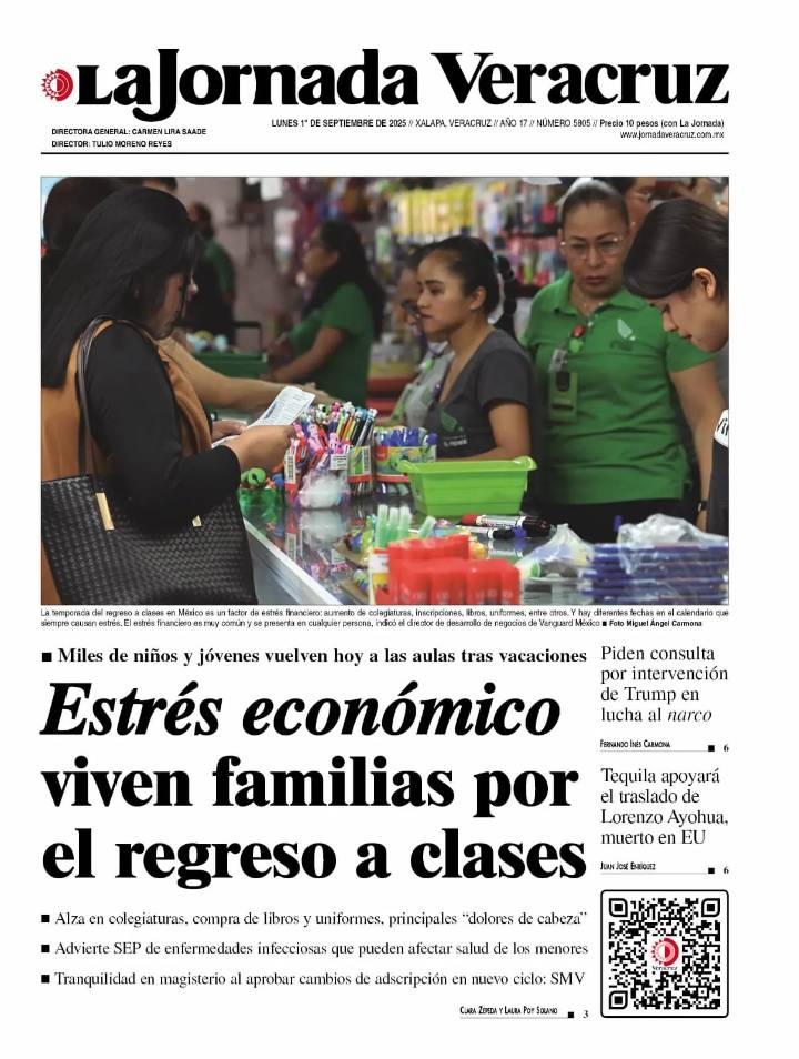 Portada del 1 de septiembre de 2025