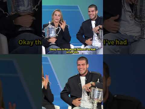 US Open champions Aryna Sabalenka and Carlos Alcaraz join us live to talk about their wins